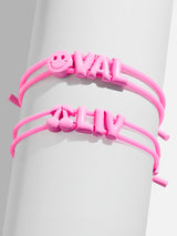 BaubleBar Kids' Say It All Custom Slider Bracelet - Hot Pink - 
    Customizable bracelet
  
