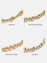 BaubleBar Chelsea Pisa Bracelet - 3MM/4MM Alternating Gold Pisa -
Black Friday Deal