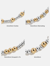 BaubleBar Paula Pisa Bracelet - 3MM/4MM Grouped -
Beaded bracelet for stacking
