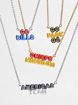 BaubleBar  - 
    NFL necklace