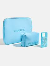 BaubleBar Aqua -
Personalized jewelry pouch
