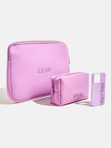 BaubleBar Lilac -
Personalized jewelry pouch