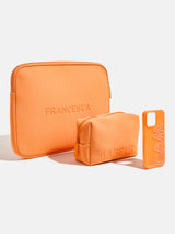 BaubleBar Tangerine -
Personalized jewelry pouch