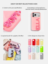BaubleBar Fine Line Custom iPhone Case - Red/Red -
Custom Phone Case