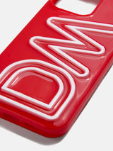 BaubleBar Fine Line Custom iPhone Case - Bright Red/White - 
    Customizable phone case
  
