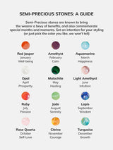 BaubleBar Semi-Precious Birthstone Pisa Bracelet - Light Amethyst -
Semi-precious birthstone bracelet