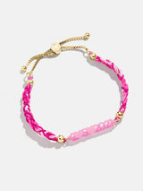 BaubleBar Acrylic Kids' Custom Nameplate Bracelet - Translucent Pink -
Kids' customizable nameplate bracelet