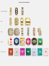 BaubleBar Gold Initial Bead Charm - G -
Create your own bead charm necklace