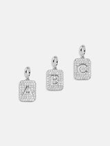 BaubleBar Silver Block Pave Cluster Charm - A -
Limited Time: Enjoy 20% Off