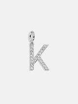 BaubleBar Silver Pave Initial Cluster Charm - K -
Limited Time: Enjoy 20% Off