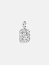 BaubleBar Silver Block Pave Cluster Charm - G -
Limited Time: Enjoy 20% Off