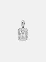 BaubleBar Silver Block Pave Cluster Charm - H -
Limited Time: Enjoy 20% Off