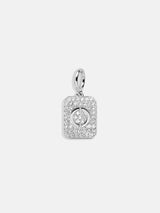 BaubleBar Silver Block Pave Cluster Charm - O -
Limited Time: Enjoy 20% Off