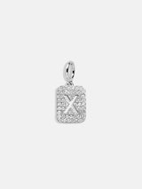 BaubleBar Silver Block Pave Cluster Charm - X -
Create your own charm necklace
