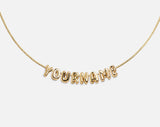 BaubleBar Bubble Letter Custom Necklace - Small Bubble Letter - Gold - Customizer Thumbnail - 
    Get Gifting Early: 20% Off Custom