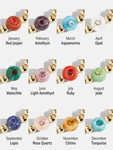BaubleBar Semi-Precious Birthstone Pisa Bracelet - Malachite - 
    Semi-precious birthstone gold bracelet
  
