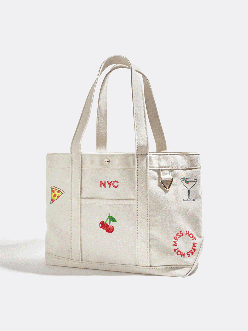 BaubleBar Medium Custom Icon Tote - Medium - 
    Get Gifting Early: 20% Off Custom