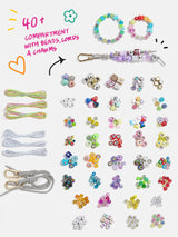 BaubleBar The Dream Duo Kids’ DIY Kit - Pink -
Children’s craft kit for bracelets and bag charms