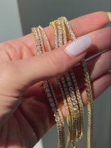 BaubleBar  - 
    Cubic zirconia tennis necklace