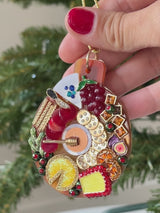 BaubleBar Feast Mode Charcuterie Board Ornament - Charcuterie Board - 
    Christmas holiday ornament