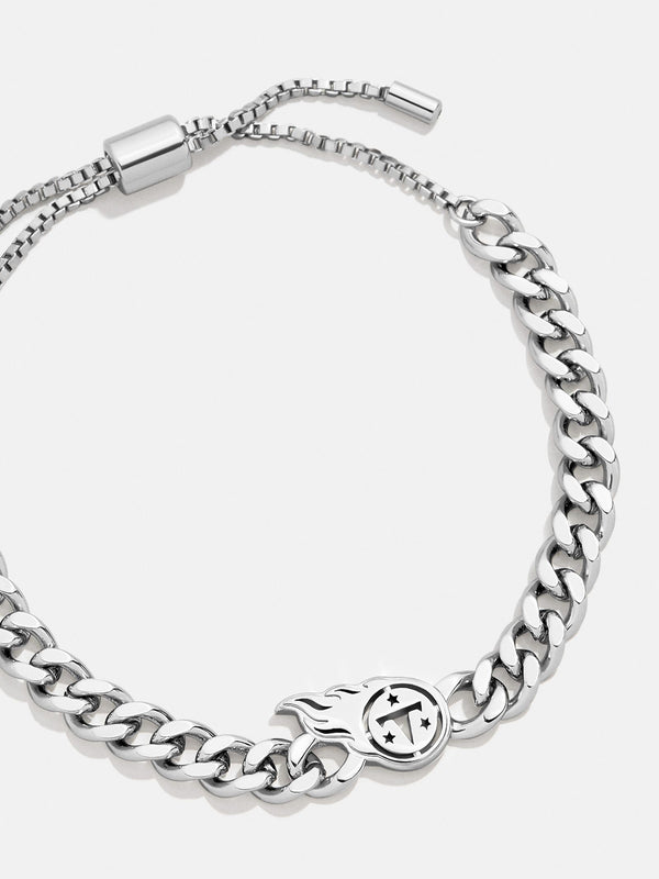 Tennessee Titans NFL Curb Chain Bracelet - Tennessee Titans