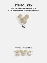 BaubleBar Mickey Mouse Disney Custom Slider Bracelet - Gold/Pavé - 
    Customizable Disney bracelet
  
