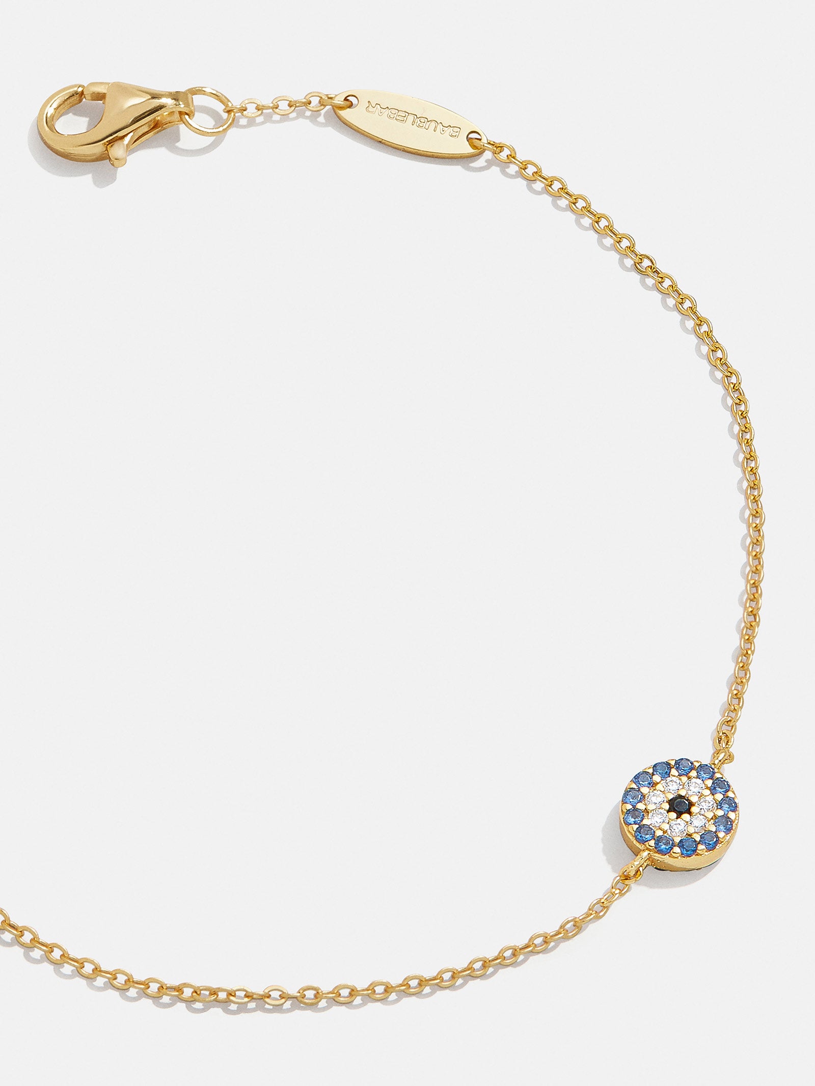 18K Gold Evil Eye Bracelet Pavé Evil Eye – 18K gold plated