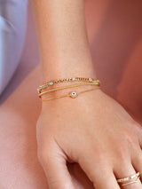 BaubleBar 18K Gold Evil Eye Bracelet - Pavé Evil Eye - 
    Enjoy 20% off - This Week Only
  
