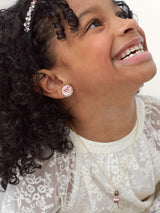 BaubleBar Sugar Rush Kids' Earring Set - Donut - 
    One set of bear earrings, one set of donut earrings