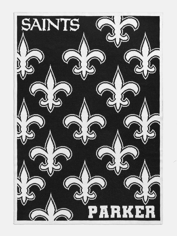 New Orleans Saints NFL Custom Blanket: All Over Print - New Orleans Saints