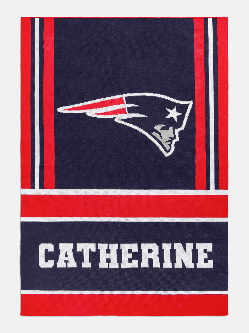 BaubleBar New England Patriots NFL Custom Blanket - New England Patriots - 
    Custom, machine washable blanket
  
