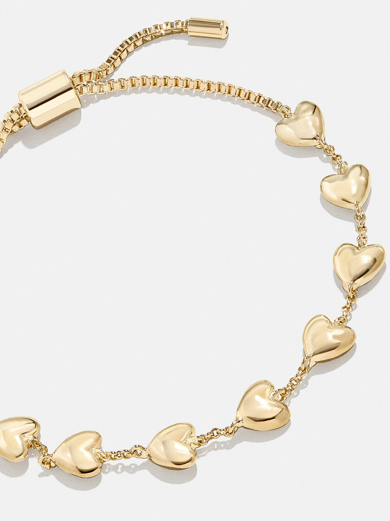 BaubleBar Gold - 
    Heart pull-tie bracelet
  
