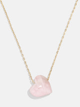 BaubleBar Juno Rose Quartz Necklace - Rose Quartz Stone - 
    Enjoy 20% off Necklaces
  
