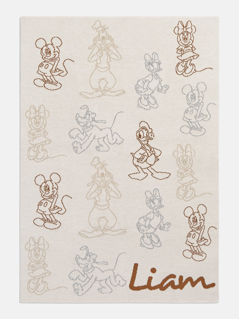 BaubleBar Sensational Six Disney Custom Blanket - Natural / Beige - 
    Custom, machine washable blanket in two sizes
  
