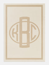 BaubleBar Monogram Custom Blanket - Natural / Beige - 
    25% Off Custom Gifts: The Annual Custom Event