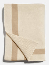 BaubleBar Monogram Custom Blanket - Natural / Beige - 
    25% Off Custom Gifts: The Annual Custom Event