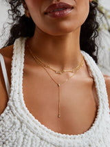 BaubleBar Dulce 18K Gold Necklace - Clear/Gold - 
    Enjoy an extra 20% off - This Week Only
  
