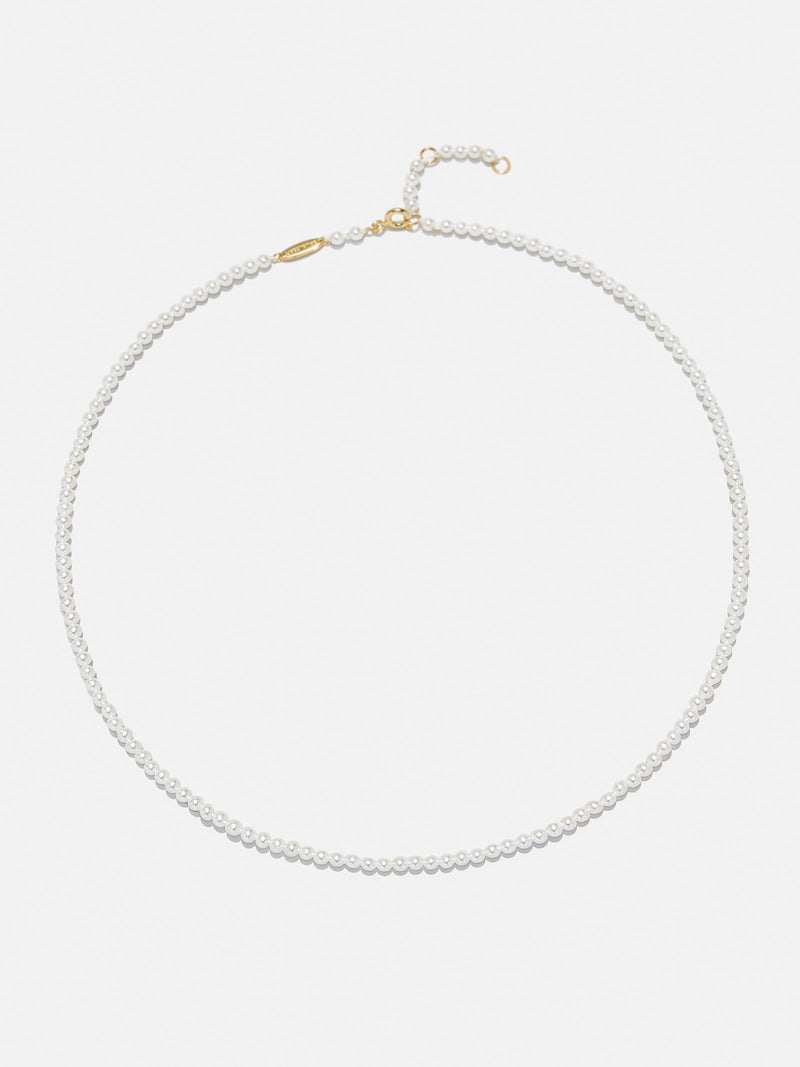 BaubleBar Ashley 18K Gold & Pearl Necklace - White - 
    Enjoy an extra 20% off - This Week Only
  
