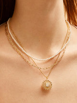 BaubleBar Ashley 18K Gold & Pearl Necklace - White - 
    Enjoy an extra 20% off - This Week Only
  
