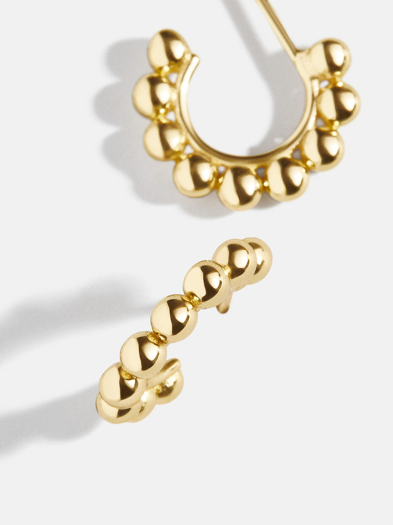 BaubleBar Sloane 18K Gold Earrings - Gold - 
    18K Gold Plated Sterling Silver
  
