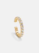 Leidy 18K Gold Ear Cuff - Gold/Pavé