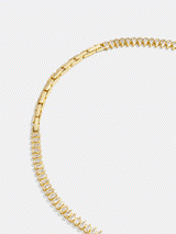 BaubleBar Julia 18K Gold Adjustable Tennis Necklace - Clear/Gold - 
    Enjoy 20% off - This Week Only
  
