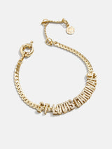 BaubleBar MLB Gold Curb Chain Bracelet - St. Louis Cardinals -
It's Black Friday Week: Enjoy 30% off.
