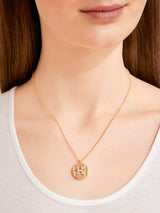 BaubleBar MLB Gold Baseball Charm Necklace - Houston Astros - 
    MLB pendant necklace
  
