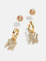 BaubleBar MLB Earring Set - New York Yankees -
Limited Time: Enjoy 20% Off
