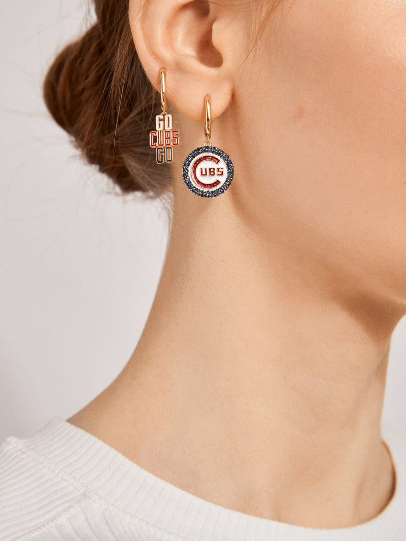 BaubleBar MLB Earring Set - Chicago Cubs - 
    MLB huggie earrings & studs
  
