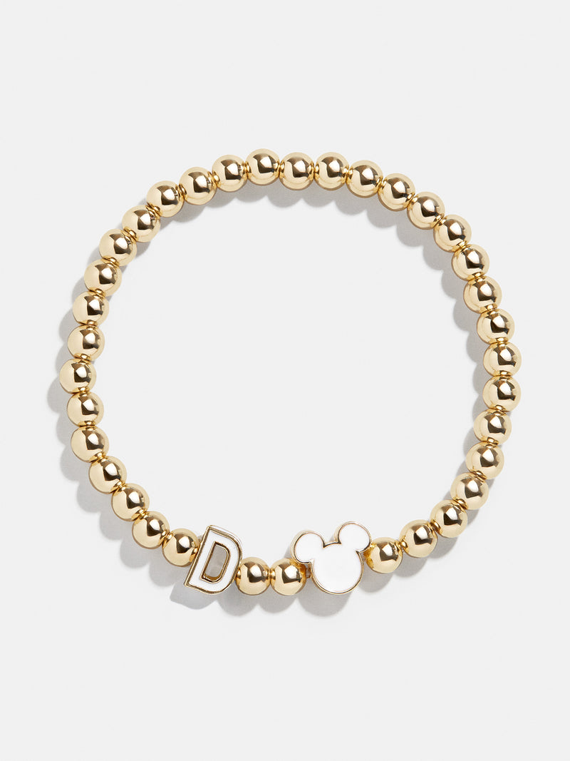 BaubleBar D - 
    Disney gold beaded stretch bracelet
  
