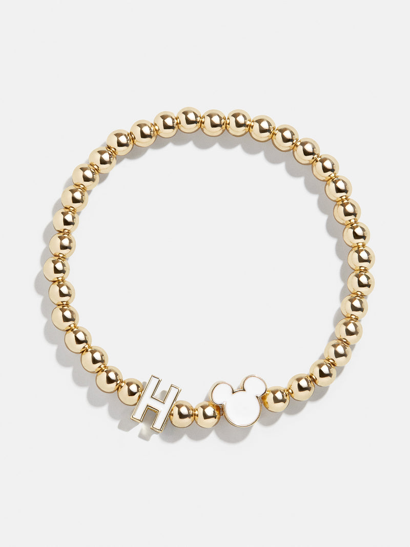 BaubleBar H - 
    Disney gold beaded stretch bracelet
  
