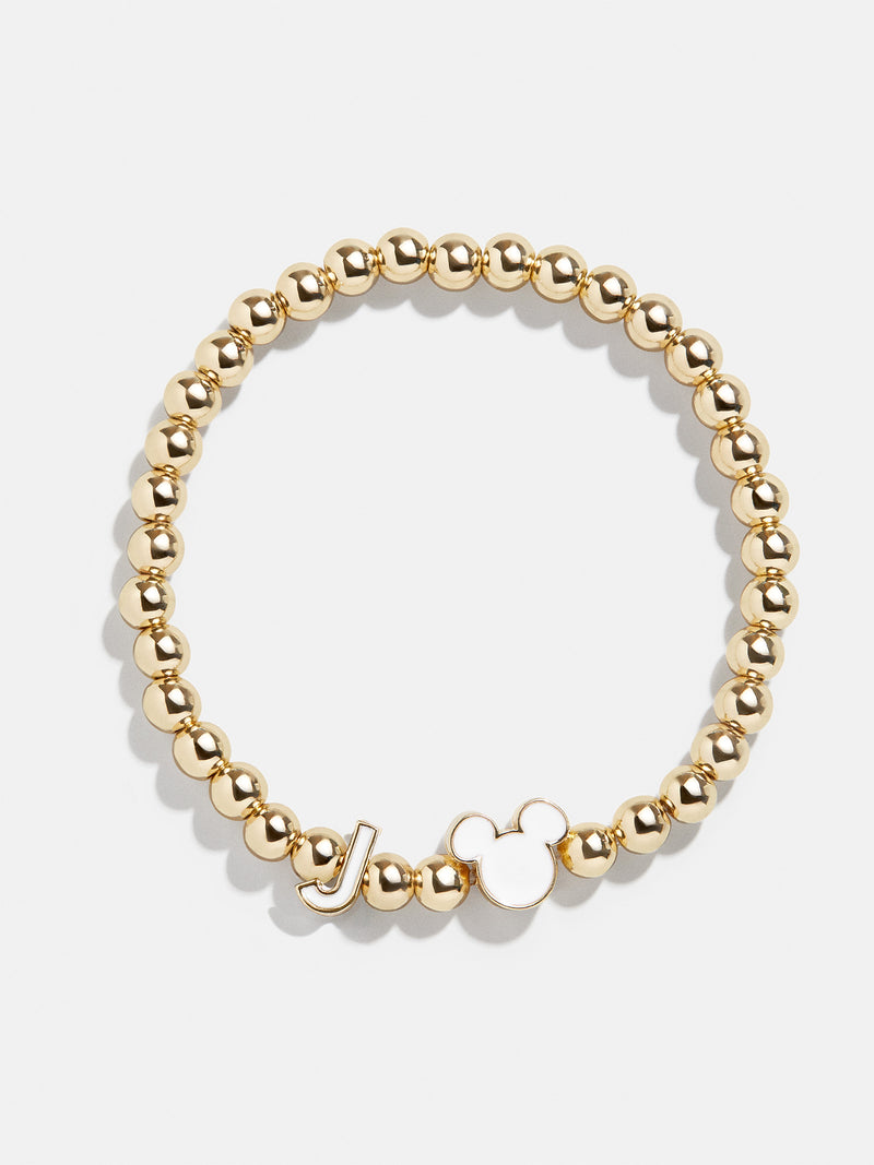 BaubleBar J - 
    Disney gold beaded stretch bracelet
  

