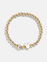 BaubleBar L - 
    Disney gold beaded stretch bracelet
  
